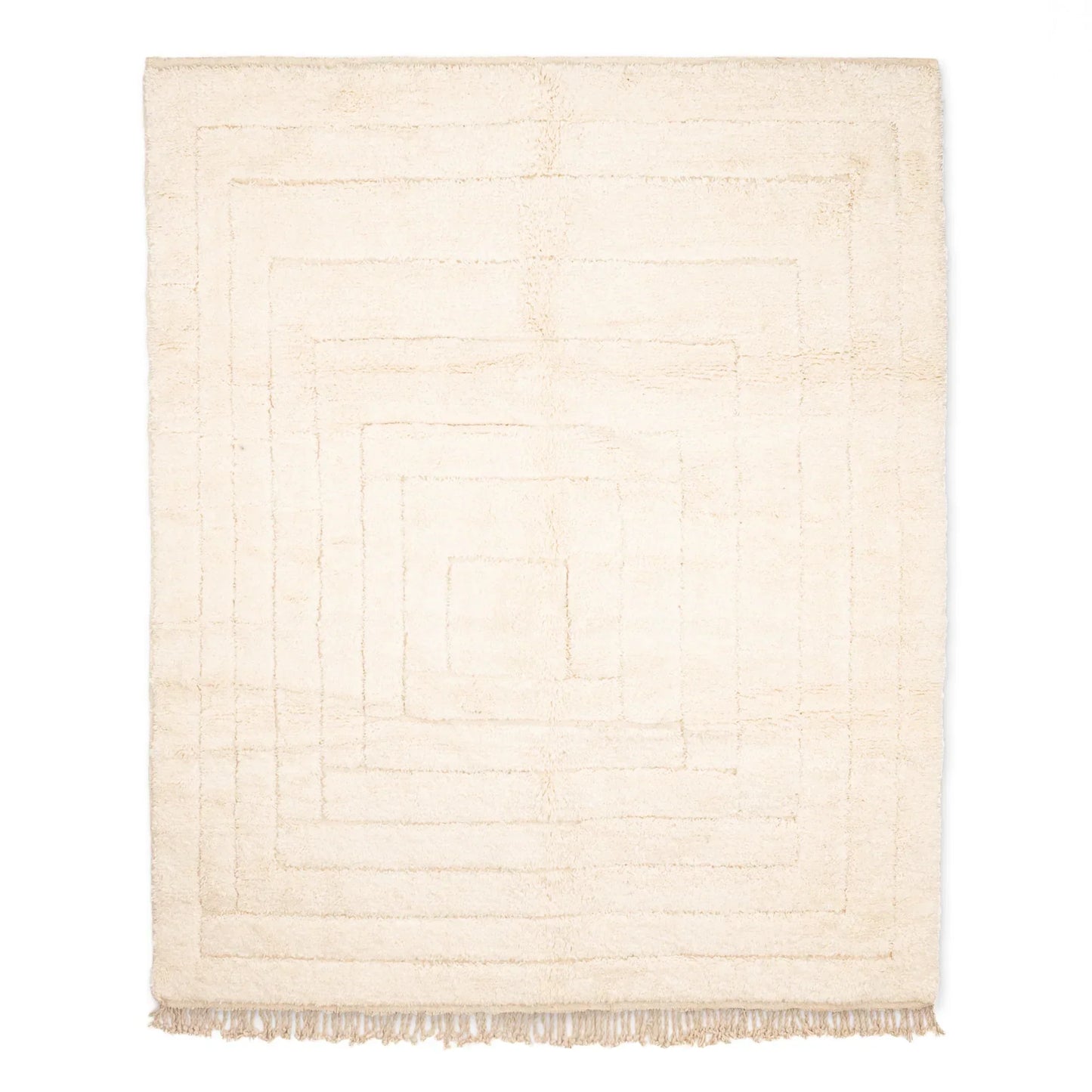 Luxurious Moroccan Beni Ourain Handmade Rug