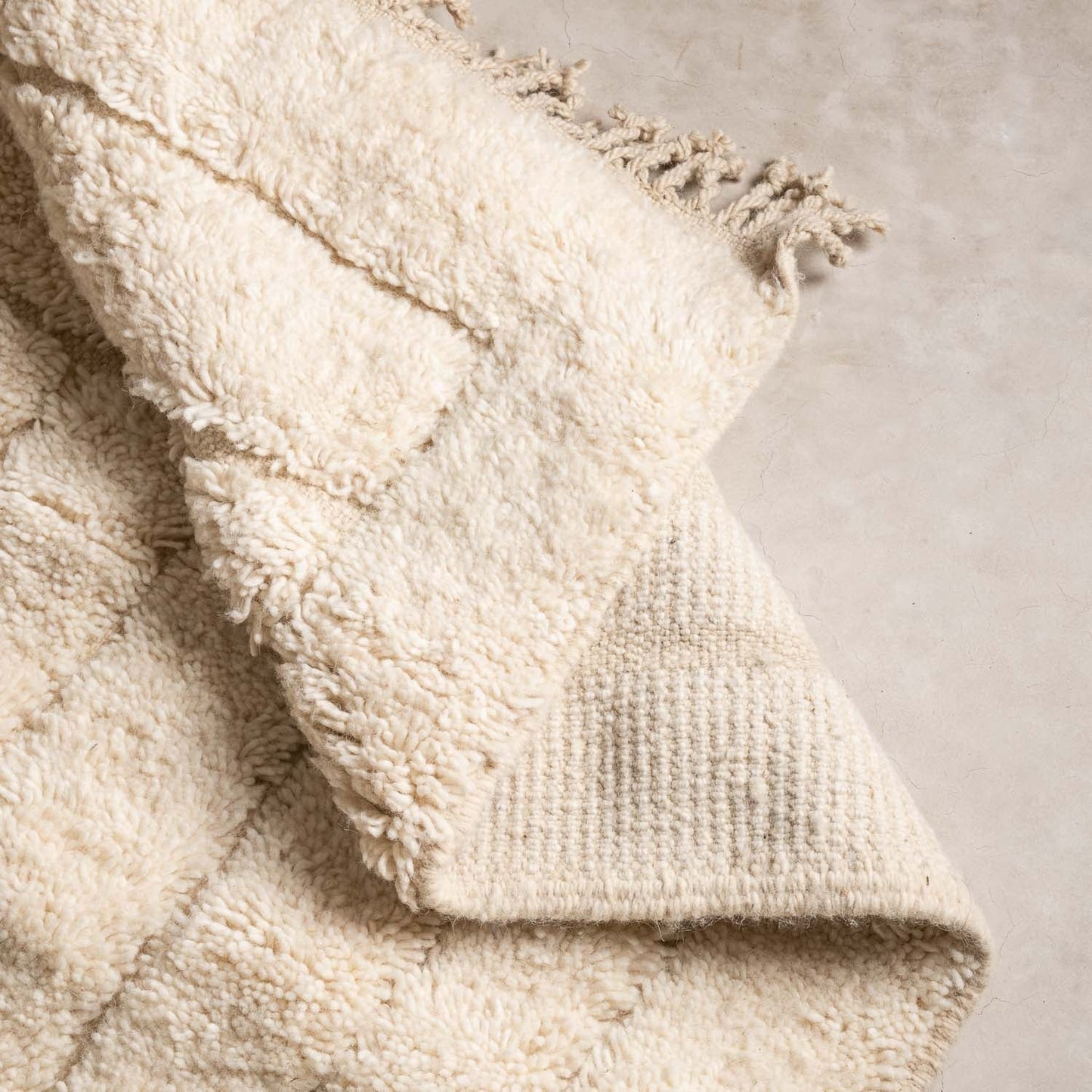 Luxurious Moroccan Beni Ourain Handmade Rug