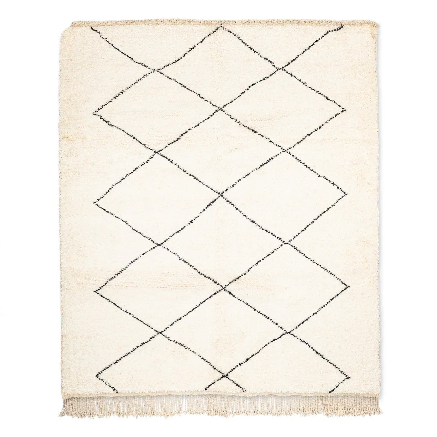 Luxurious Moroccan Beni Ourain Handmade Rug